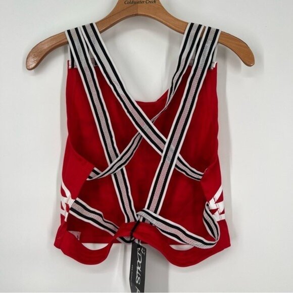 Dolls Kill NEW Red Devils 666 Cheerleading Cropped Costume Top - Picture 4 of 8